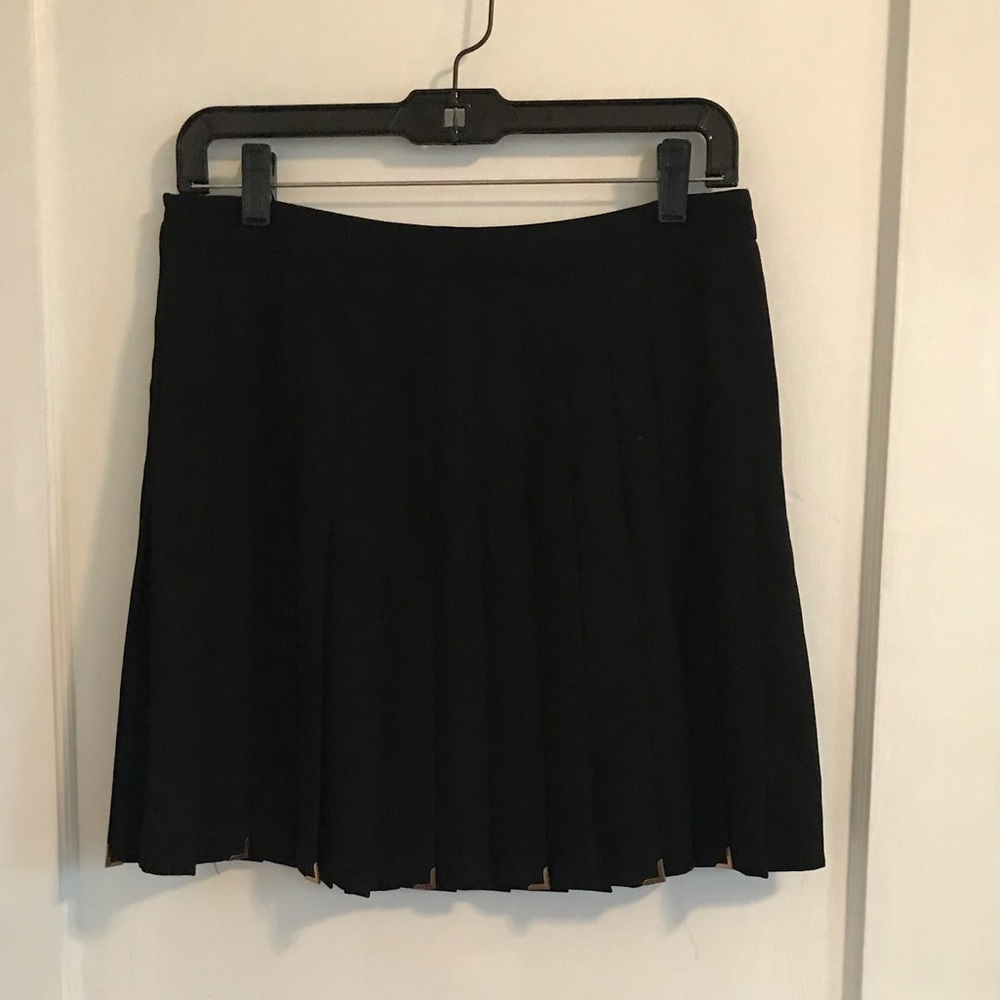 SOLD! Zara pleated skirt with gold detail